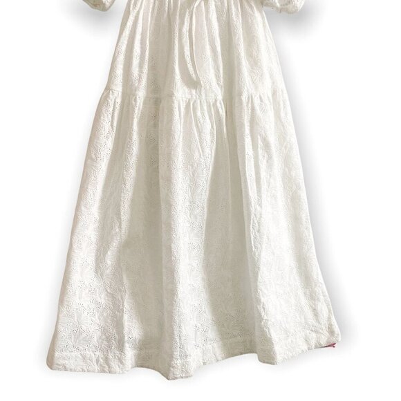 NWT Nicholas White Floral Embroidery Midi Dress, Size 2 - Picture 9 of 15